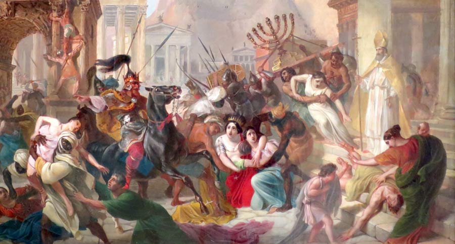 medioevo - sacco di roma